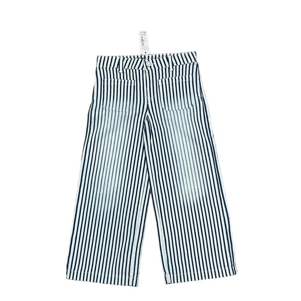NWT Gymboree Wide Leg Pinstripe Jeans Size 7